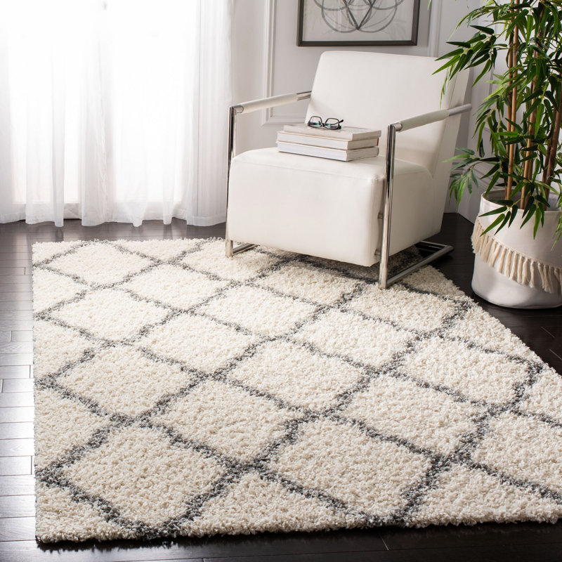 Tapis à poils longs Sgd-Dallas, Rectangle 4 pi x 6 pi