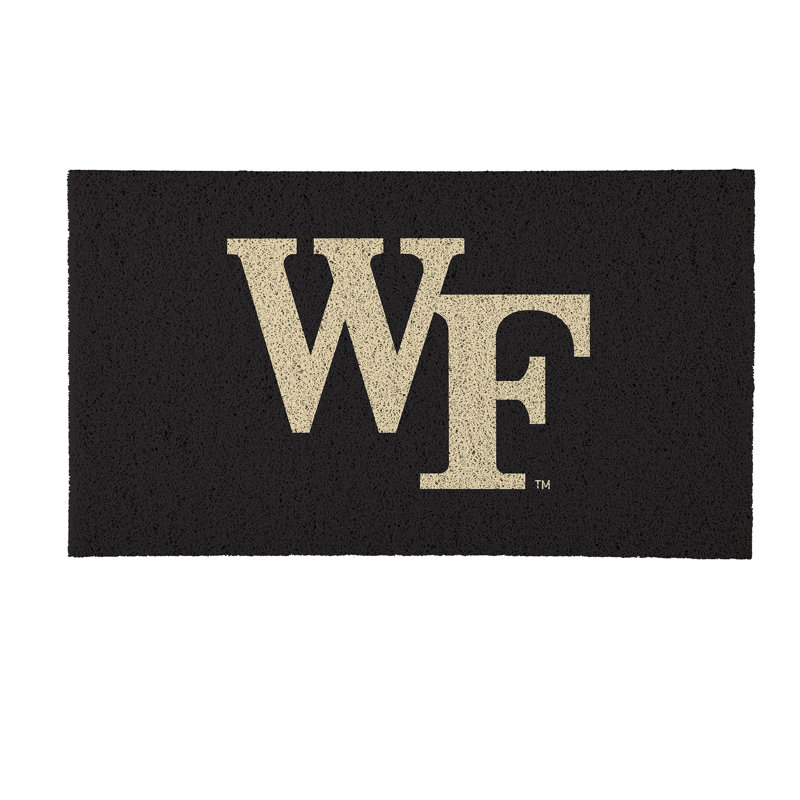Tapis en PVC pleine couleur, 16 po x 28 po, Wake Forest University