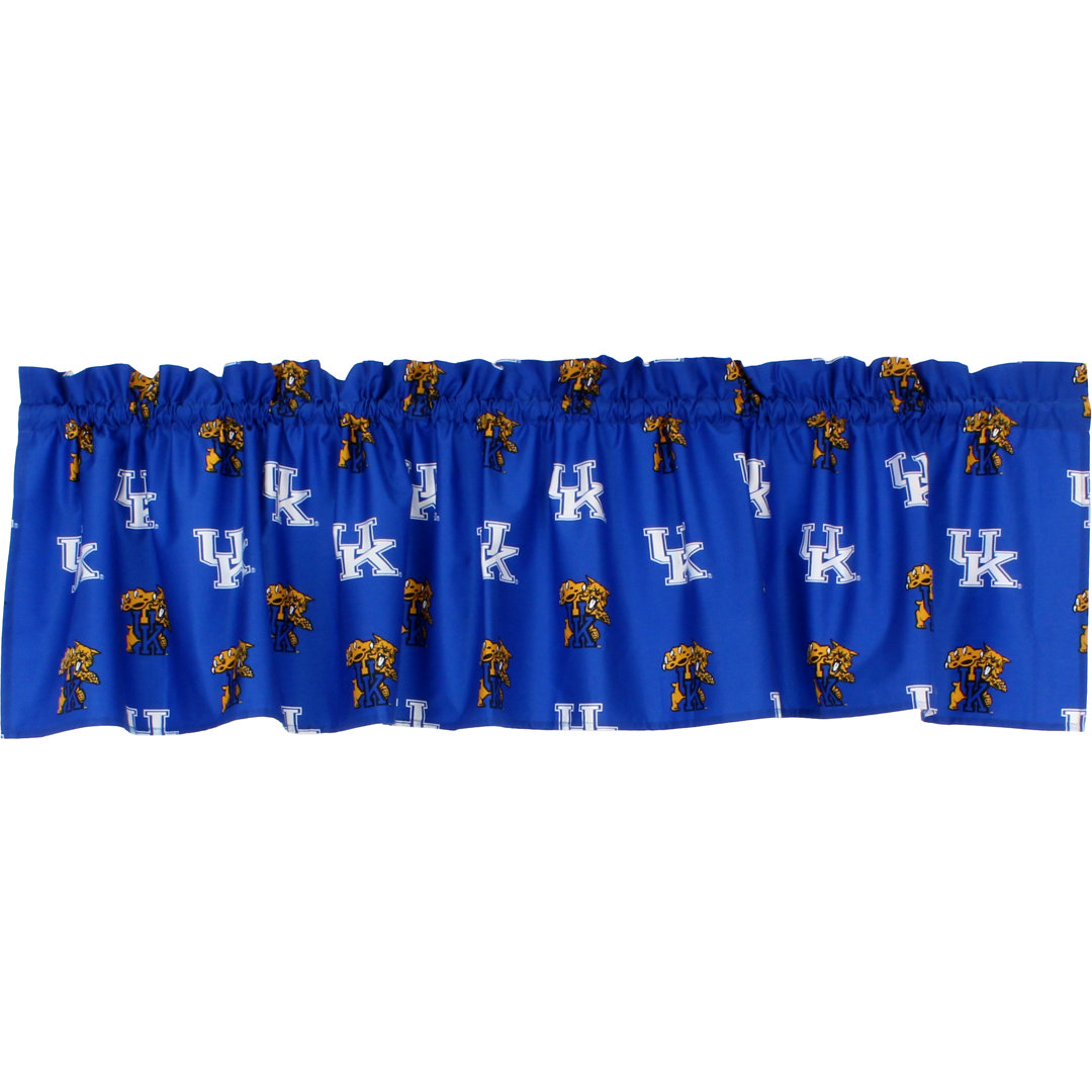 NCAA Tailored Window Valance College Covers