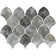 Seashell 14.63'' x 12.13'' Glass Fish Scale Mosaic Wall Tile