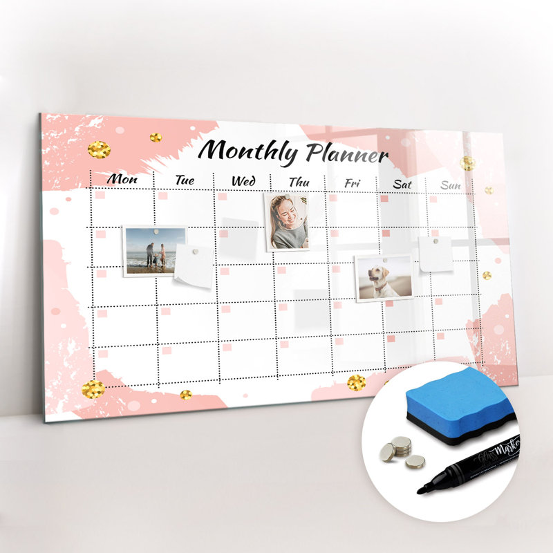 Magnetic Glass Dry Erase Board