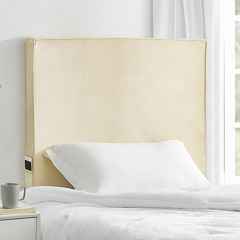 Rainha Upholstered Panel Headboard, Ivory