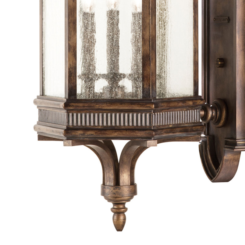 Holland Park 3 - Light Outdoor Wall Lantern, 34" H x 15" W x 17" D