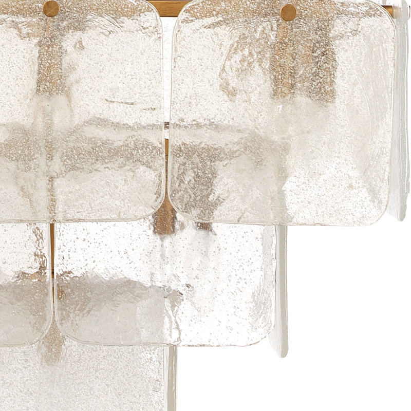 21 - Light Dimmable Tiered Chandelier