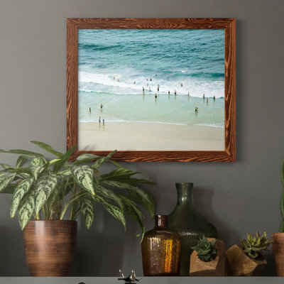 Plage paradisiaque, reproduction d'impression sur toile