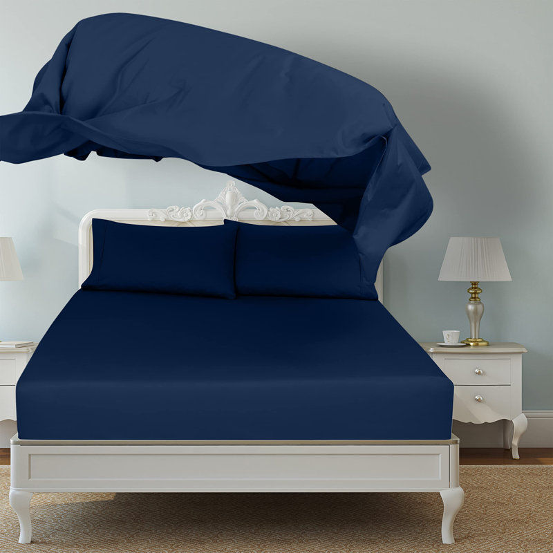 Ensemble de 2 ensembles de literie Royale Linens | Feuilles supérieures | Microfibre douce | Infroissable et résistant aux taches | pour table de massage dortoir hôpital | Vendu séparément