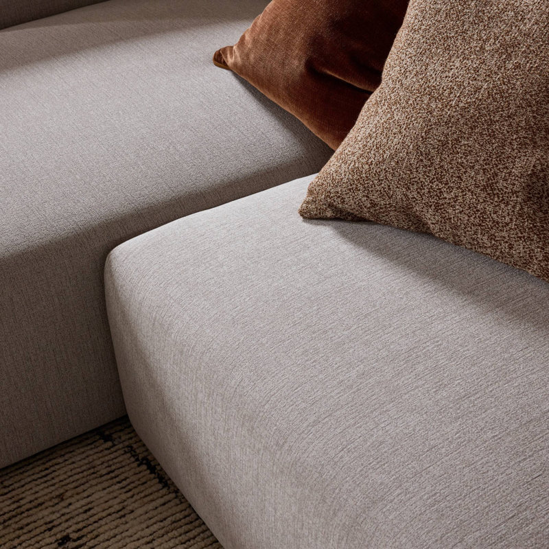 Lawndale 3PC LAF Sectional-Napa Sandstone, Left Hand Facing
