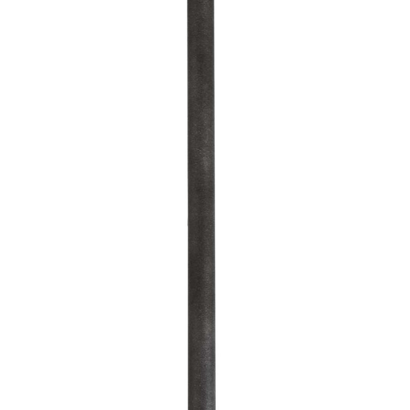 Ceiling Fan Downrod, 72" H x 0.75" W x 0.75" D, Black Iron