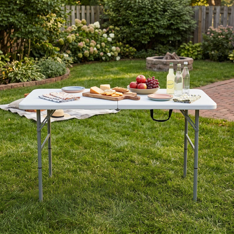 Table pliante réglable d'extérieur 4 pi