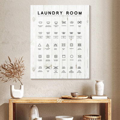 " Laundry Room Guidelines " by HomeyNotes Studio