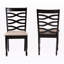 Chaise d'appoint en bois massif et sable brun Rindo, H 37,4 po x l 17,7 po x P 20,9 po