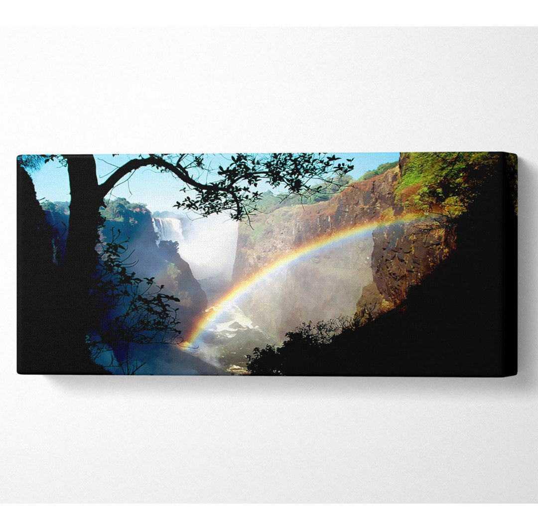 Regenbogen-Wasserfall - Druck