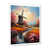 White Single Picture Framed