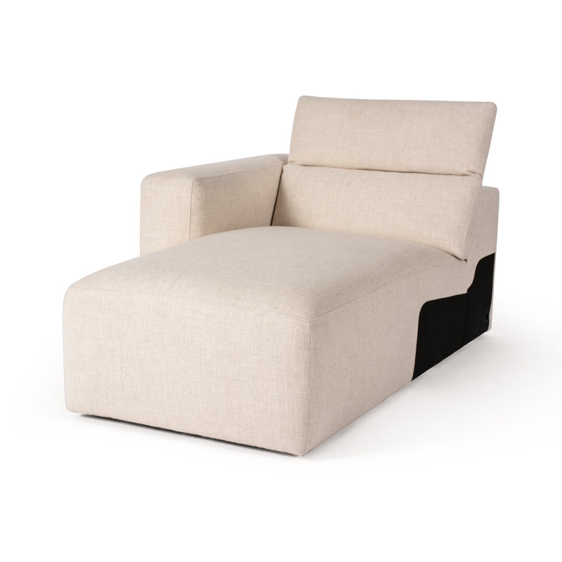 Radley 3 - Piece Upholstered Sectional, Left Hand Facing, Antigo Natural Polyester Blend
