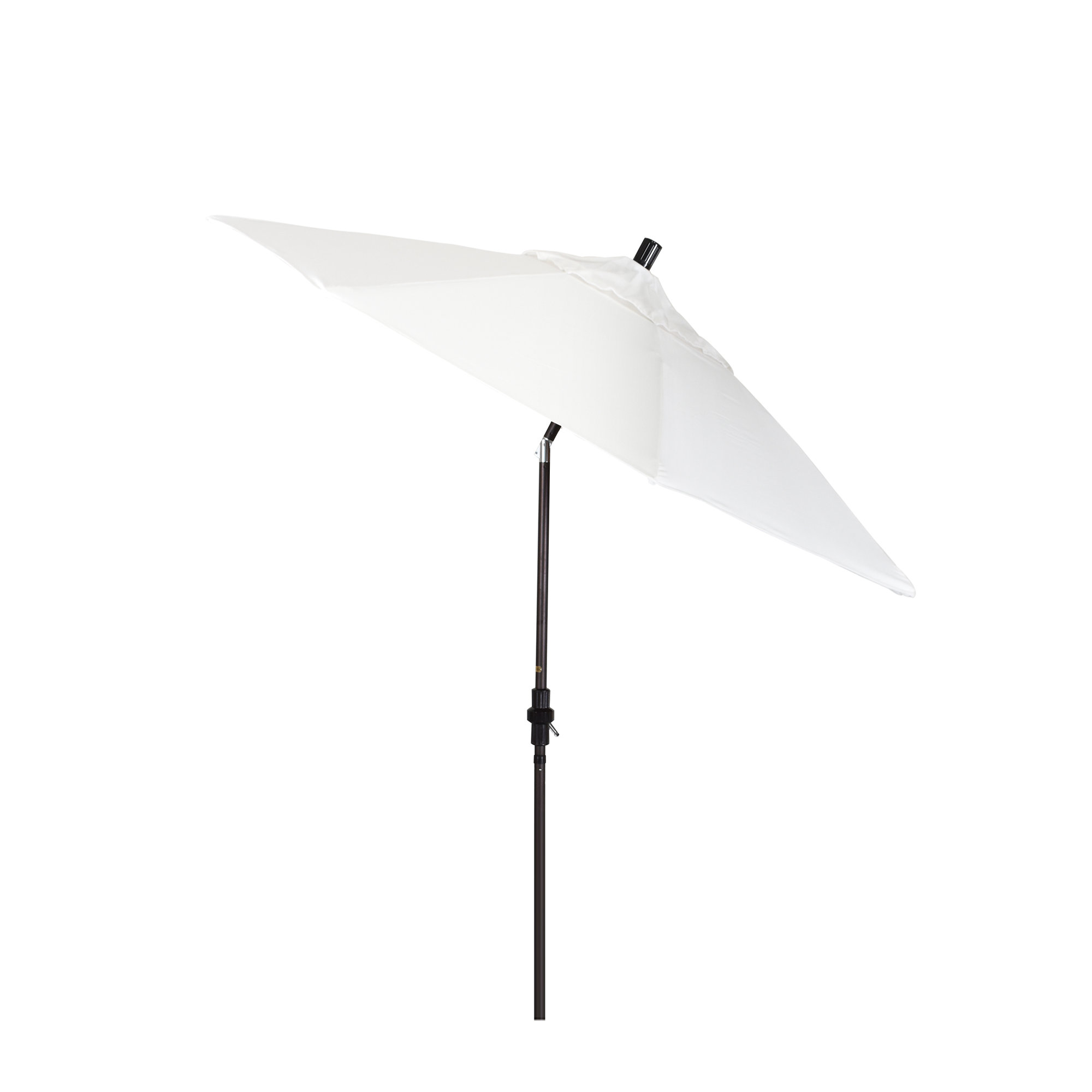 Roverta 9' Market Sunbrella® Umbrella, Canvas Natural Sunbrella® Canvas, Black