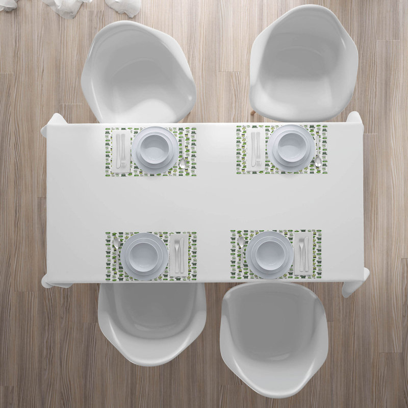 Polyester Abstract Rectangle Placemat