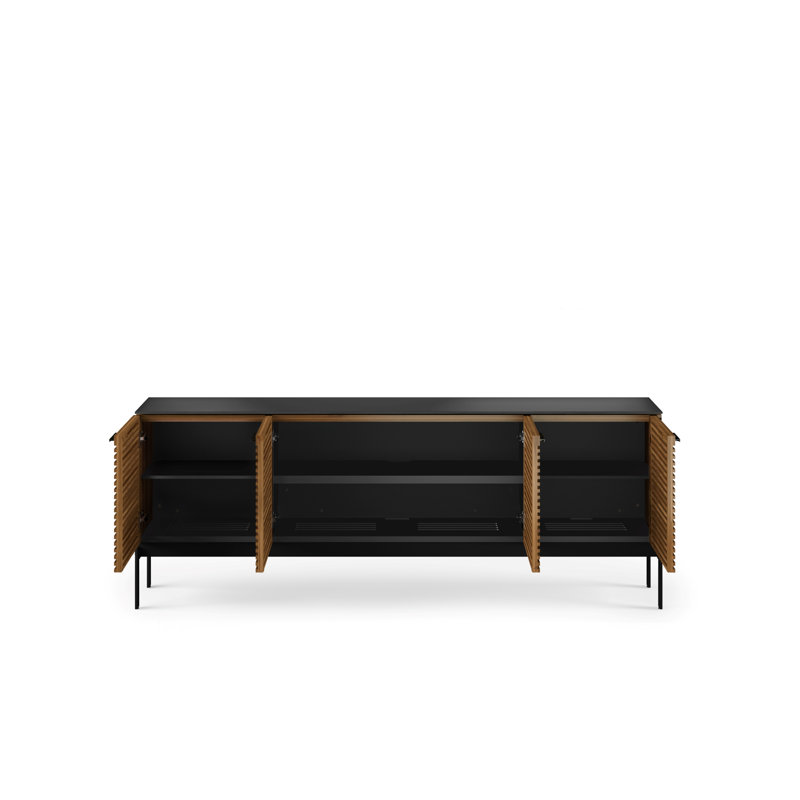 Corridor Media Console, Natural Walnut