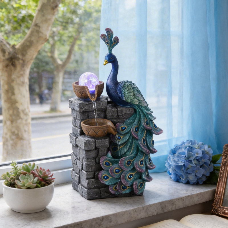 Fontaine de table Peacock