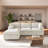 Kessi 4-Piece Slipcovered Sectional-2006868580