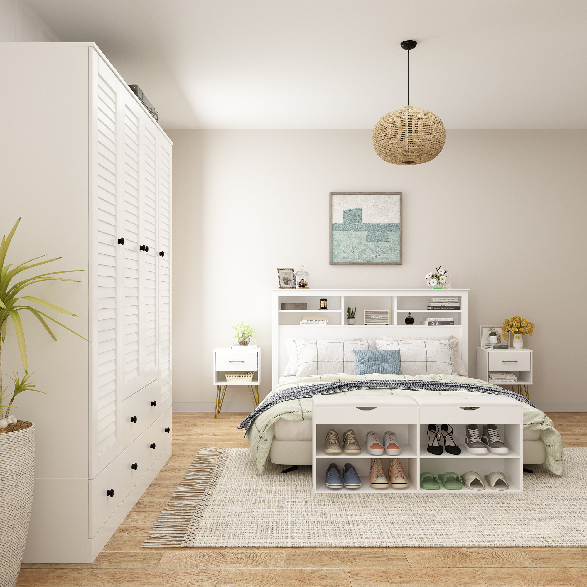 Cahlia 4 Piece Bedroom Set