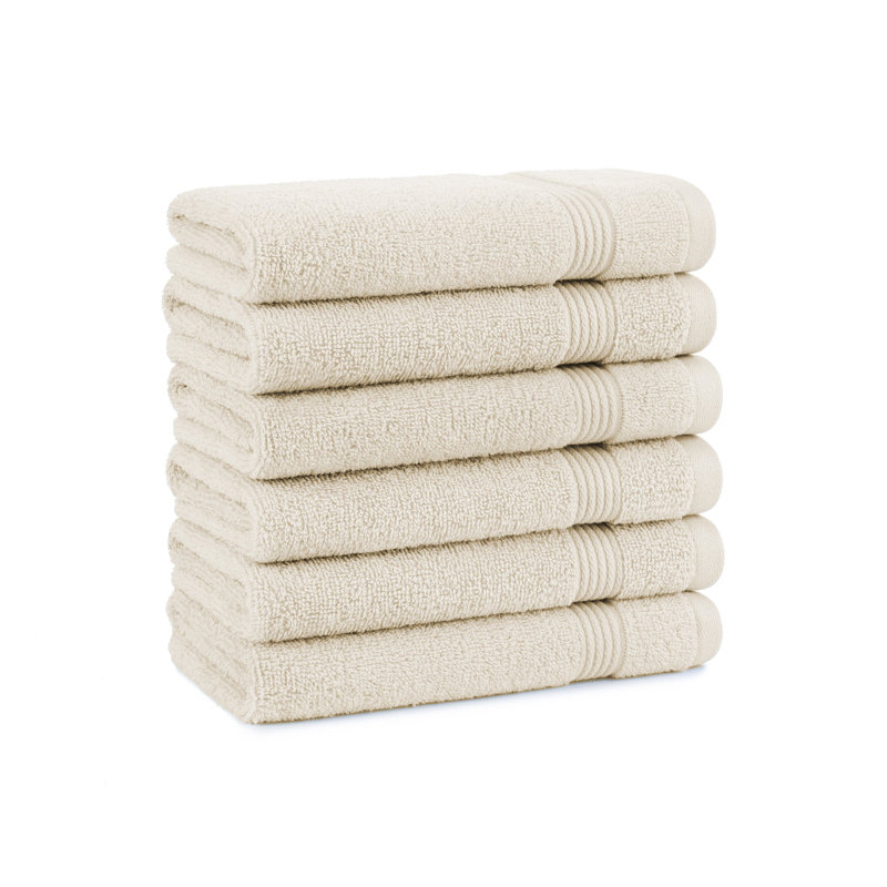 Brendle Hand Towel 16x28 (6/Pack), Almond Milk