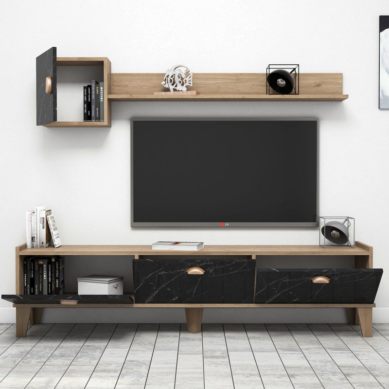 Mejia Unfinished TV Stand for TVs up to 78"