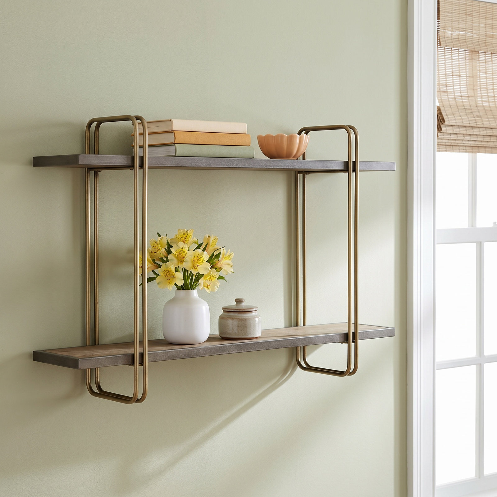 Doncia 32" Tiered Shelf