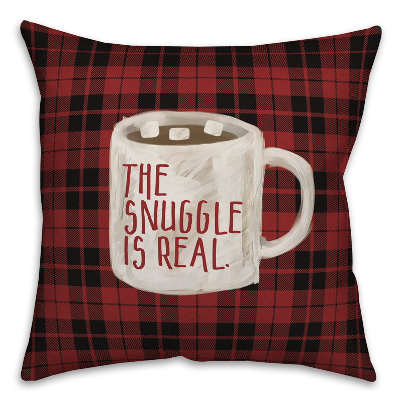 Plaid Throw Pillow