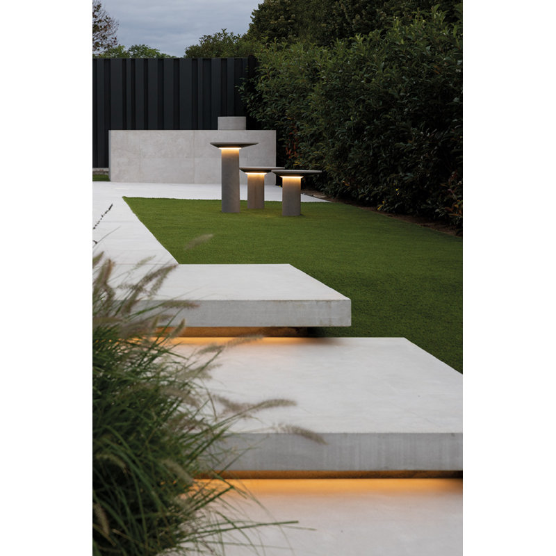 Moal LED Bollard Light, 27.88" H x 17.75" W x 17.75" D