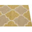 Tapis oriental beige et doré moderne 5 X 8