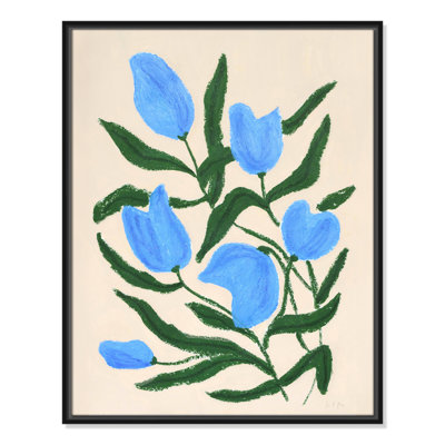 Colette "Blue Tulips" Print by Camilla Bergqvist