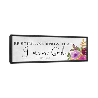 Be Still And Know by Kimberly Allen - Panoramic Print on Canvas
