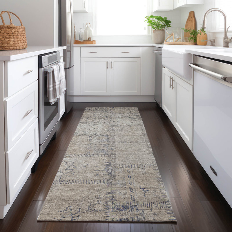 Tapis intérieur / extérieur Mykola, Tapis de couloir 2 pi 3 po x 7 pi 6 po