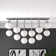 Megallan 18 Light Cluster Globe Semi Flush Mount
