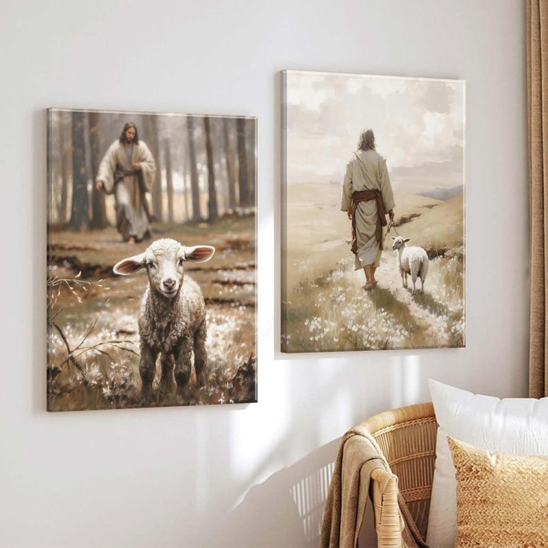 2 Piece Wrapped Canvas Print, 60 cm H x 80 cm W