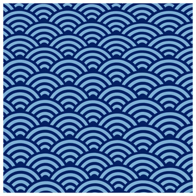 Blue Wave Pattern Comforter