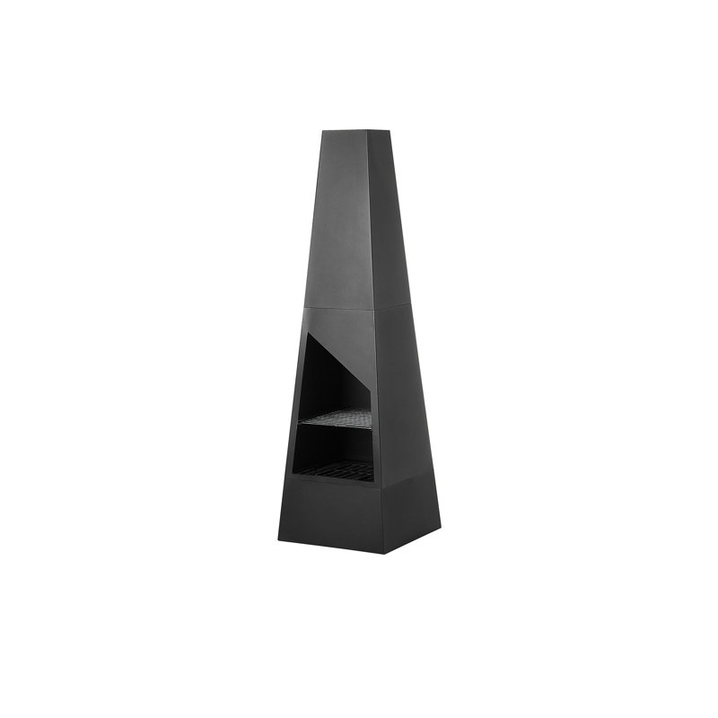 Mains Square Steel Charcoal Smokeless Fire Pit