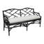 Chippendale Upholstered Bench-1519326677