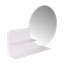 Metal Flat Wall Mirror with Shelves-71576315