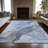 Machine Washable Indoor/Outdoor Xhevrie Sky Rug-112132016