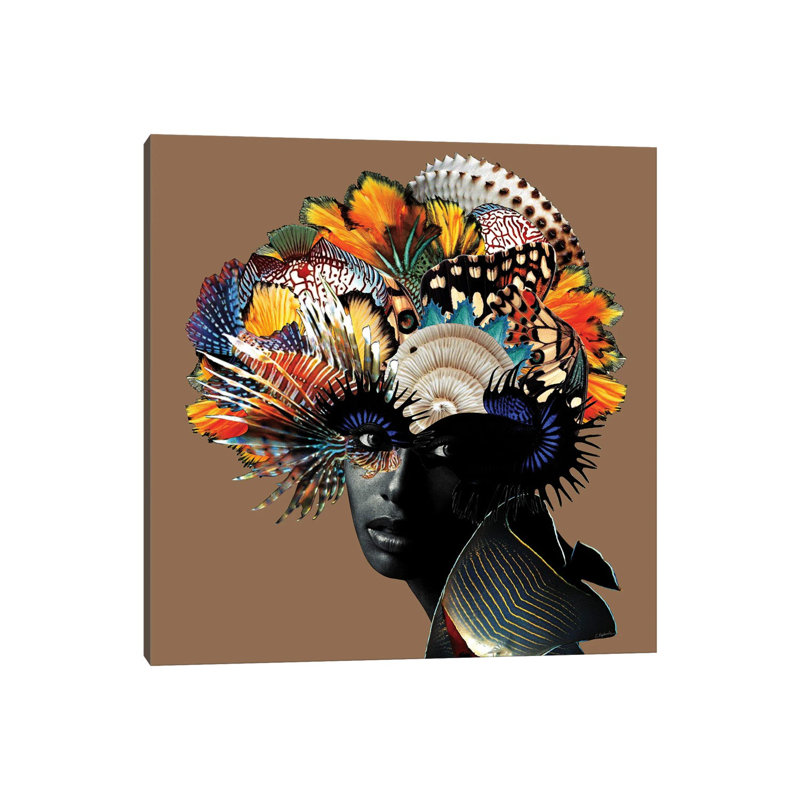 Masquerade 1 Piece Wrapped Canvas Wall Art, 30.48 cm H x 30.48 cm W
