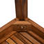 Ensemble de 3 tables gigognes d'extérieur avec structure en bois d'acacia et design multifonctionnel Outsunny