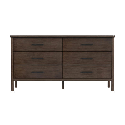 Lennon 6 Drawer Rounded Leg Dresser