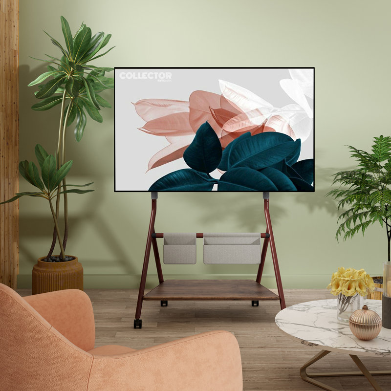 Meuble télé Abigayl, Blanc, 55" - 78"