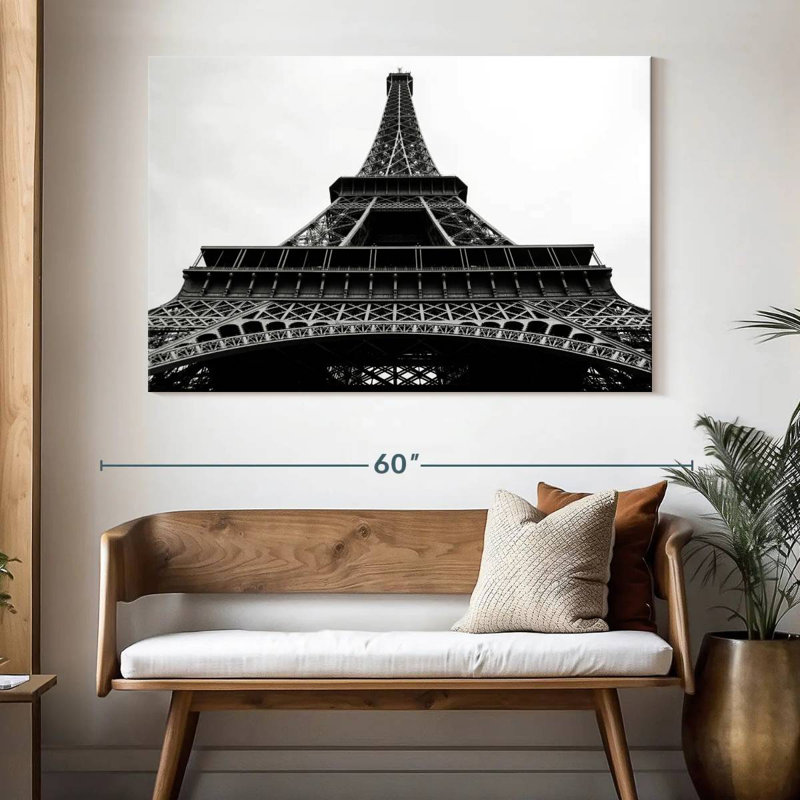 Tour Eiffel Lilie, H 34 po x l 51 po