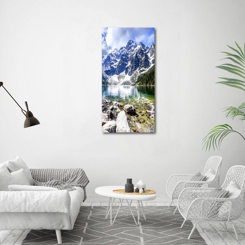 Sea Eye Of The Tatra Mountains - Wrapped Canvas Print