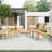 Outdoor Patio Acacia Wood Club Chair-714159677