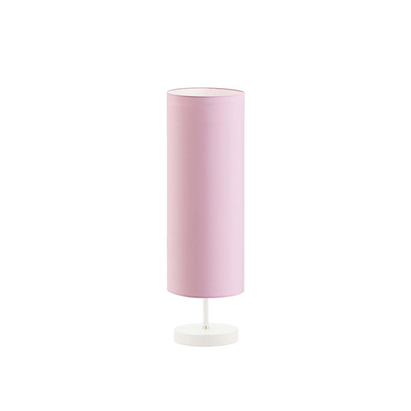 Sydney Metal Table Lamp, Light Pink, White