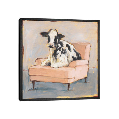 Moo-ving In II by Ethan Harper - Print on Canvas