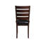 Ensemble de 2 chaises d'appoint en cuir synthétique cerise Urbana